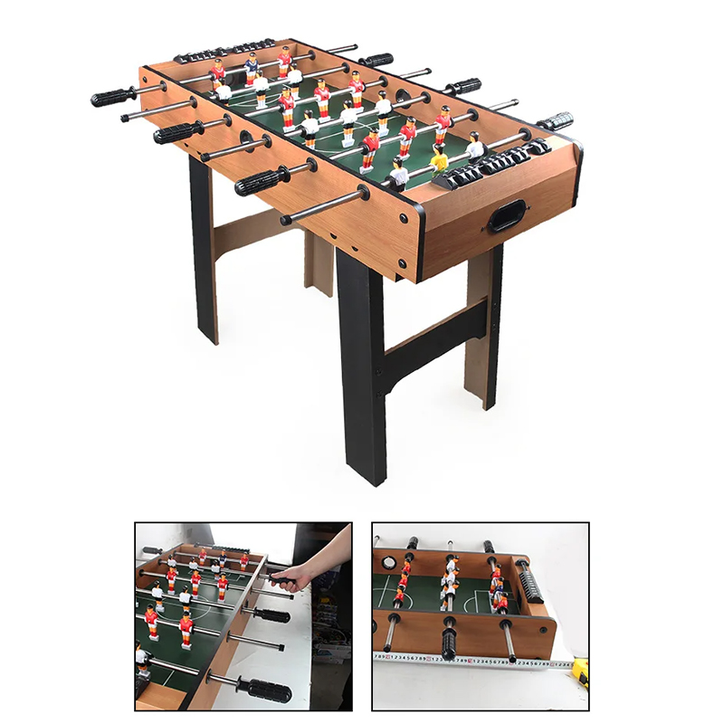 4-i-1 Multi-Game Bord med Bordfodbold, Air Hockey, Bordtennis og Pool