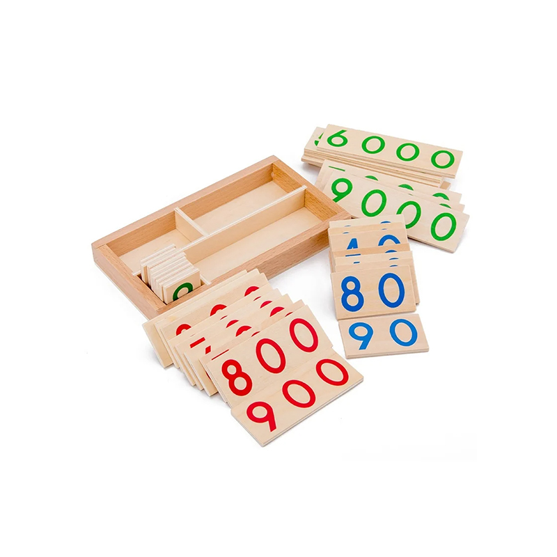 Montessori Numeracy Modulært træsæt