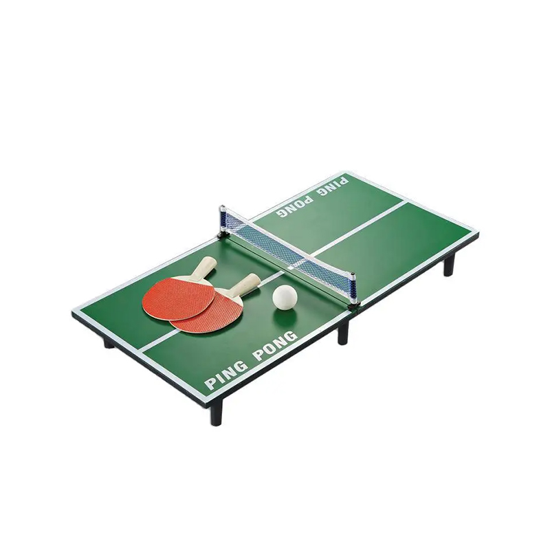 Mini bordtennisbordsæt til skrivebord