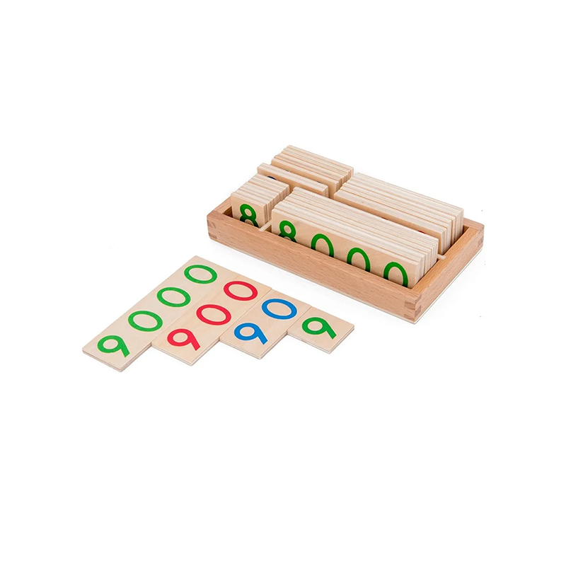 Montessori Numeracy Modulært træsæt
