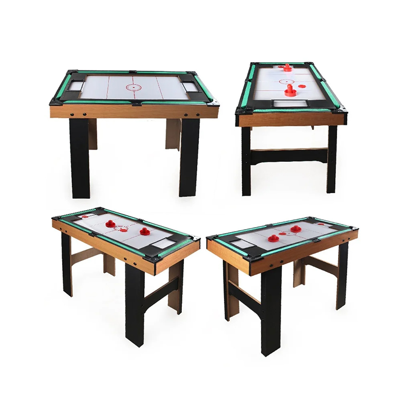 4-i-1 Multi-Game Bord med Bordfodbold, Air Hockey, Bordtennis og Pool