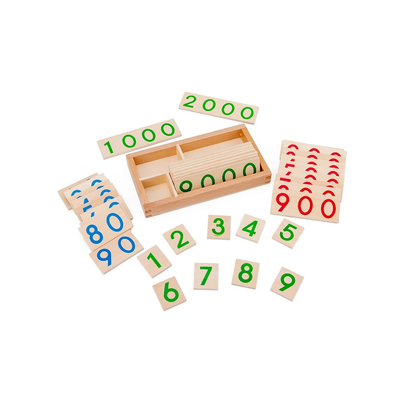 Montessori Numeracy Modulært træsæt