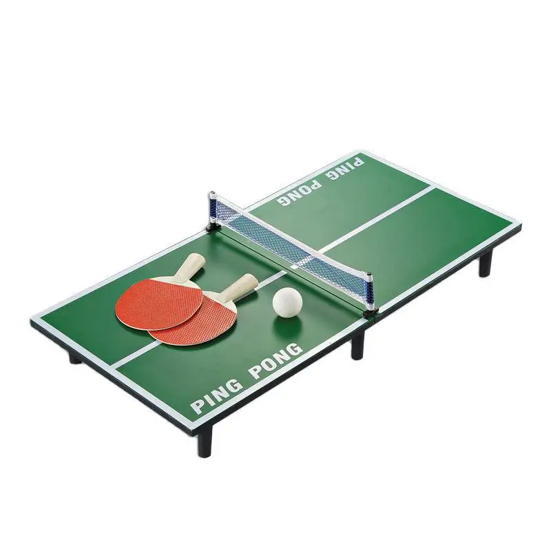 Mini bordtennisbordsæt til skrivebord