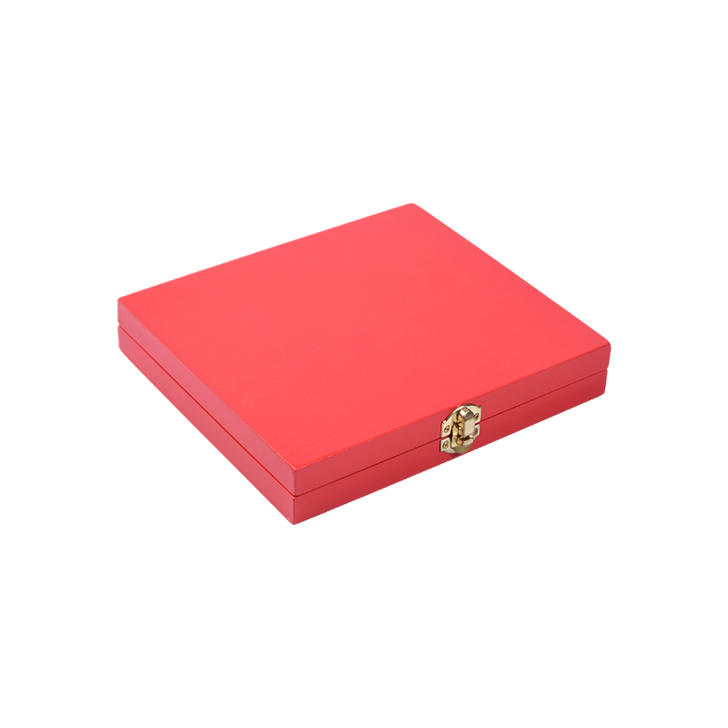 Bærbar Redwood Box dobbelt spilsæt (Domino & Poker)