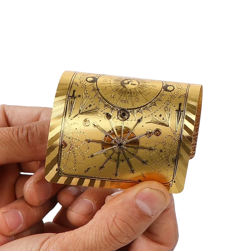 Premium guld-folie tarotkort sæt