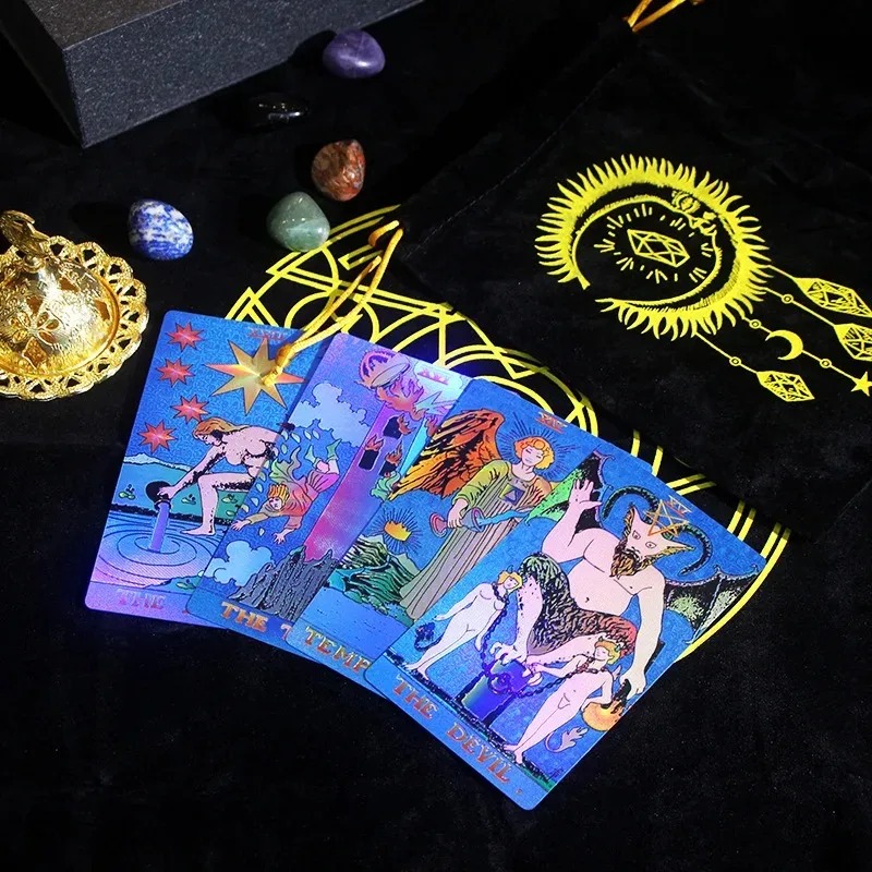 Zodiac-tema Collectible Edition - Mystic's Treasure Tarot & Crystal Set
