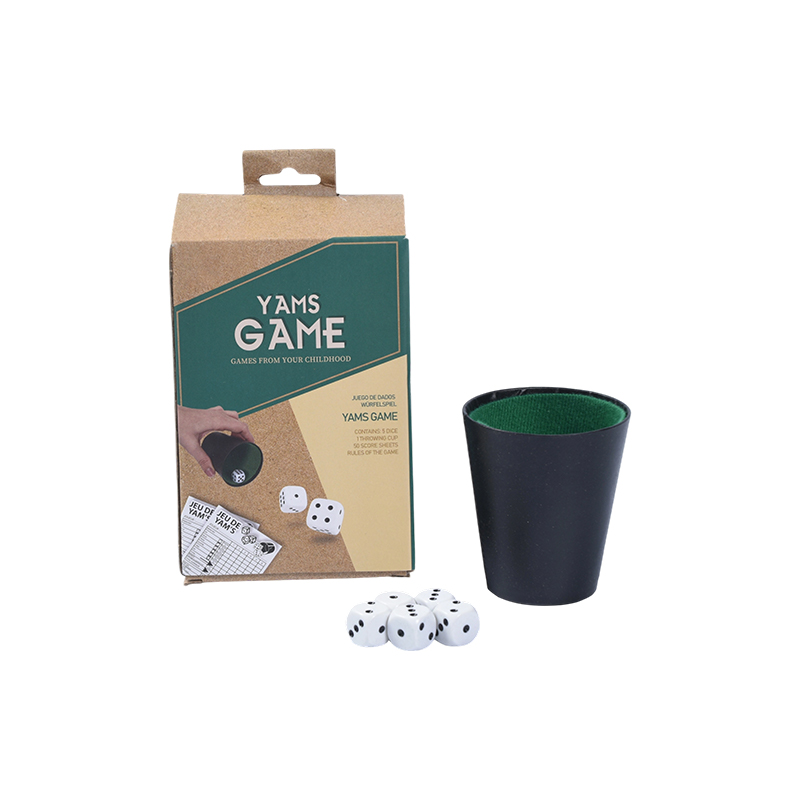 Portable Throw Cup Edition - Vintage YAMS terningspilsæt