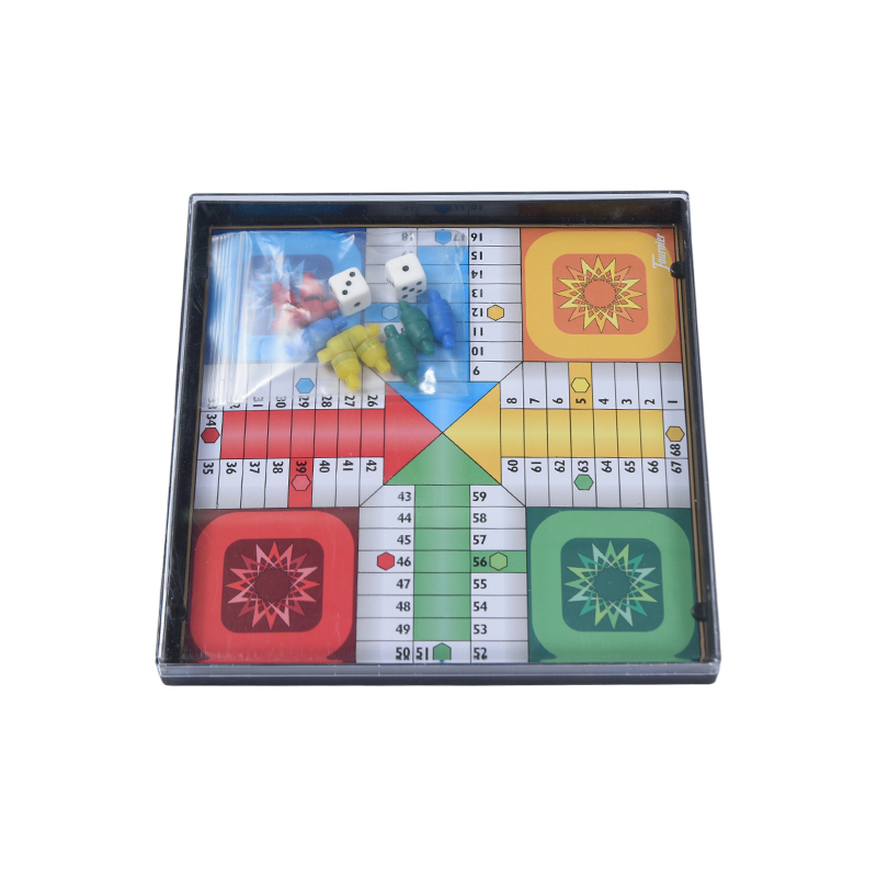Klar akryl etui Klassisk Ludo spil