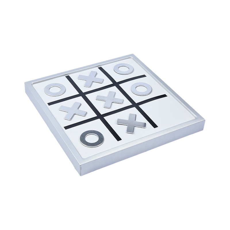 Desktop Edition Moderne Metal Tic-Tac-Toe-spil