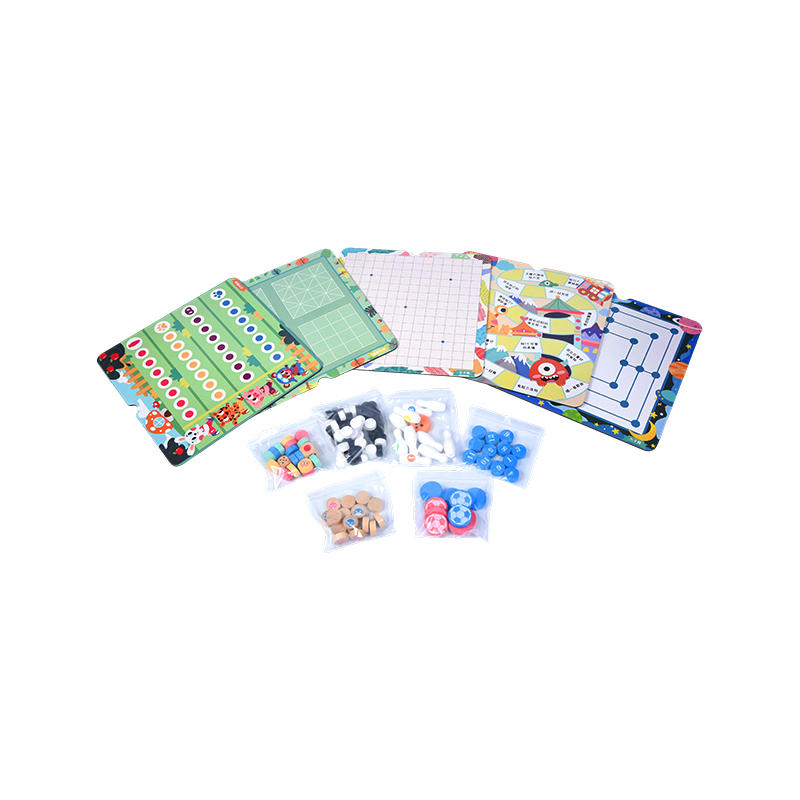 Klassisk Family Entertainment Collection Multi-Game træbrætspilssæt