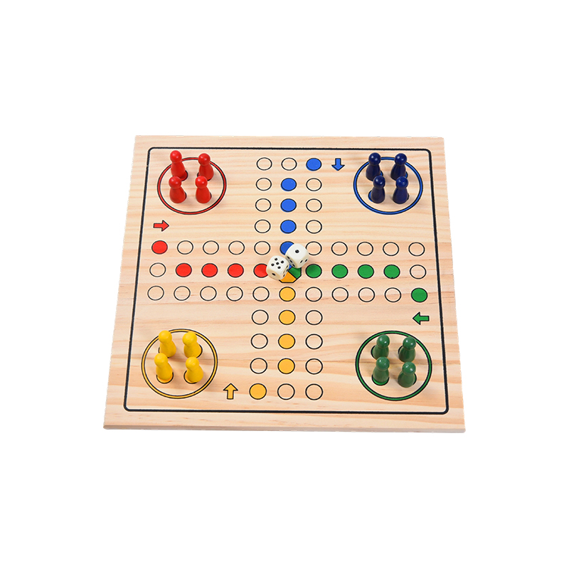 Family Entertainment Edition Klassisk LUDO træbrætspil