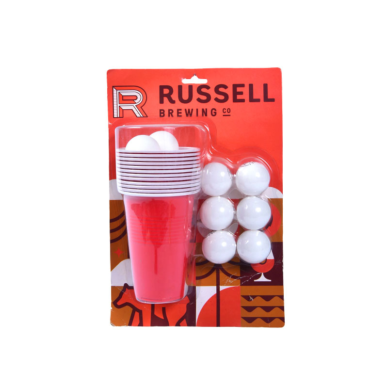 Russell Brewing Co. Beer Pong Kit - Inkluderer kopper og bolde
