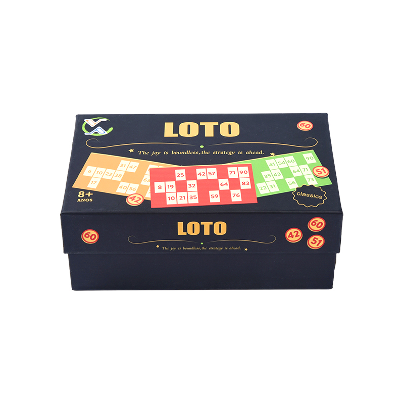 LOTO (Bingo-stil) spilsæt – Komplet med poletter, kort og opbevaringsboks