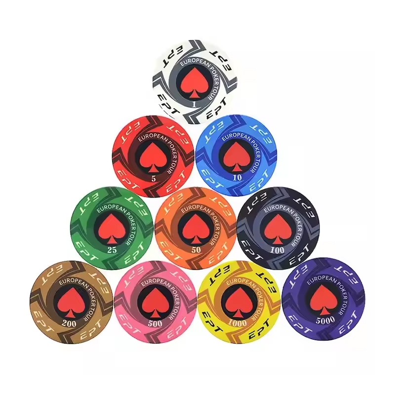 Brugerdefinerede keramiske pokerchips - Premium kvalitet til en autentisk kasinooplevelse