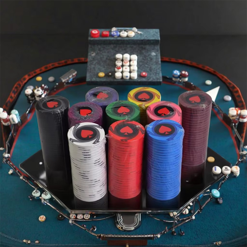 Brugerdefinerede keramiske pokerchips - Premium kvalitet til en autentisk kasinooplevelse