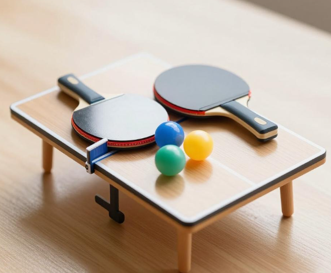 Guide til bordtennisbordsstørrelser og -materialer